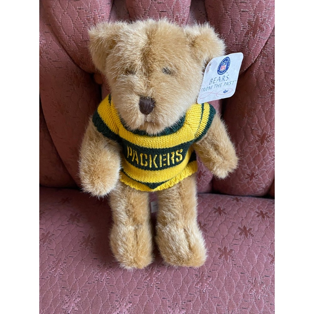 Russ Berrie Packers Green Bay WI Plush Stuffed Animal Toy 1996 NFLP Vtg Tags s27